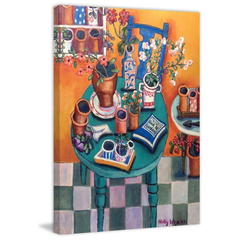 Marmont Hill Flowers " A Sunny Garden Room " by Holly Wojahn