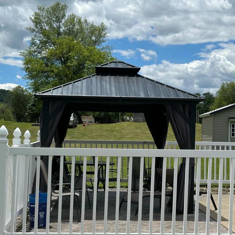 Purple Leaf Aluminum Patio Gazebo