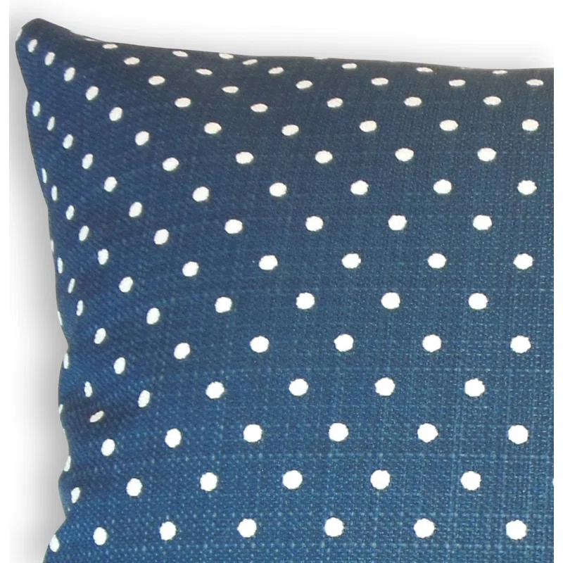 Vikas Polka Dots Reversible Throw Pillow