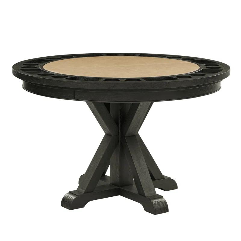 Steve Silver Furniture Steve Silver Furniture 50'' 8 - Player Foldable Poker Table