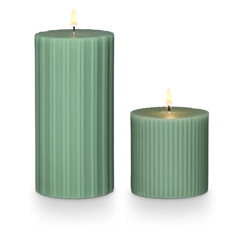 Selin Hinoki Sage Pillar Candle
