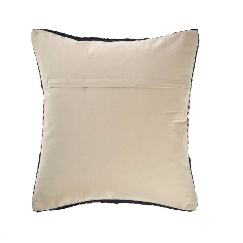 Atlas Textured Cotton Throw Pillow