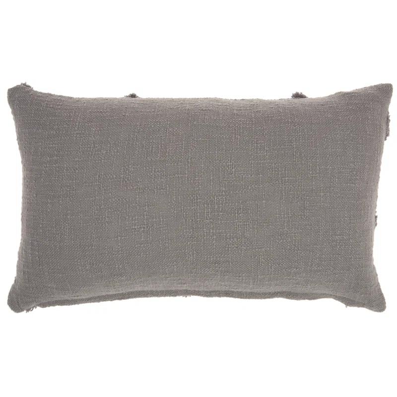 George Oliver Britney Ruffled Cotton Throw Pillow