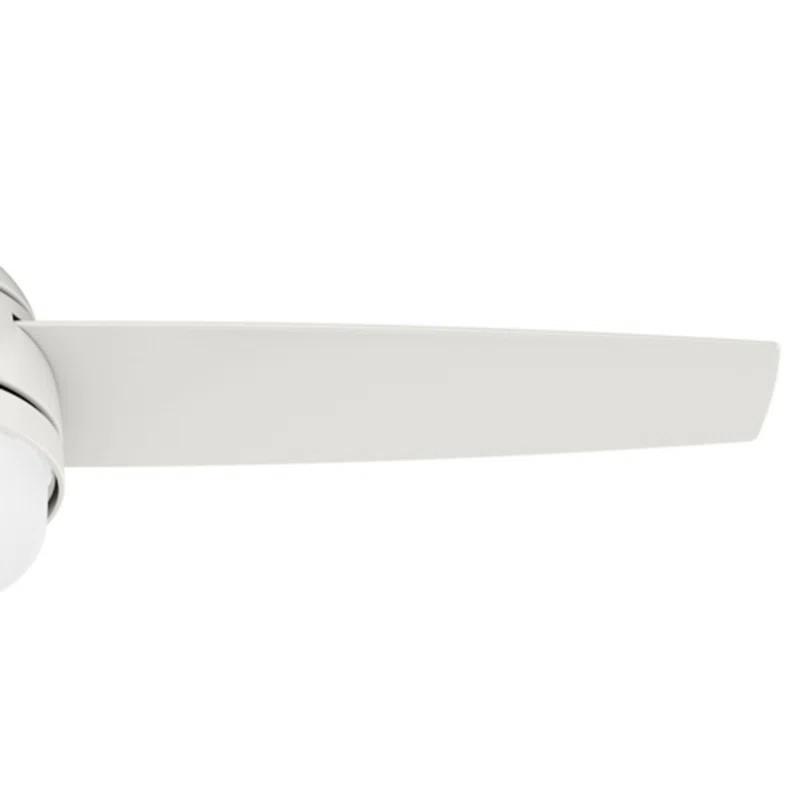 48" Midtown 3 - Blade Standard Ceiling Fan with Remote Control and Light Kit Included