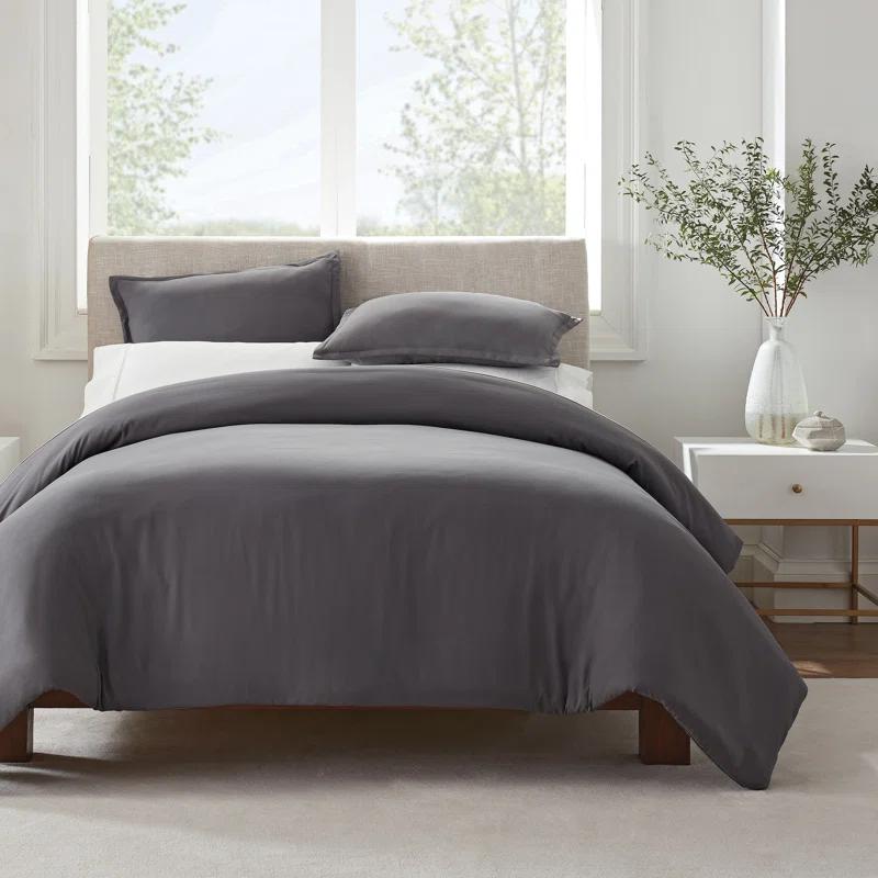 Serta Serta Simply Clean Antimicrobial 3 Piece Duvet Cover Set
