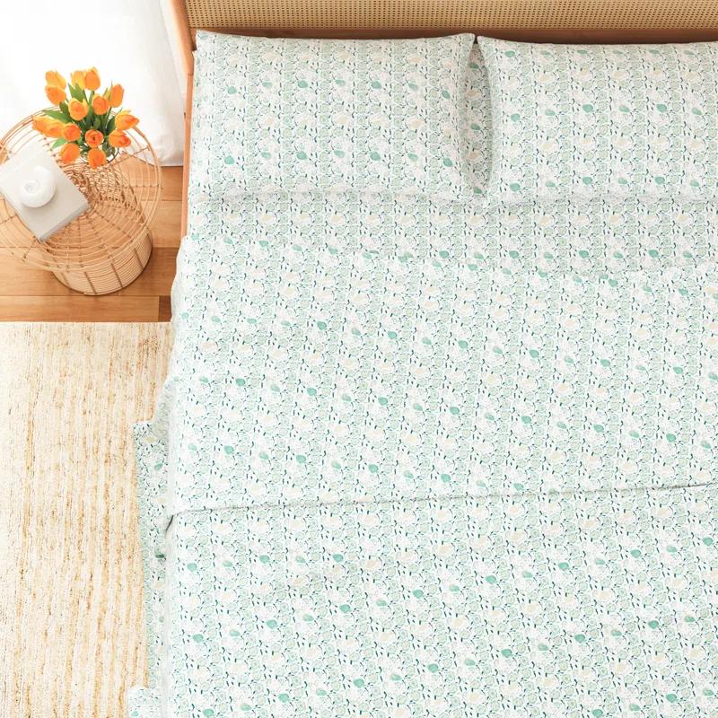 Patina Vie Maison Ultra-Soft Coastal Printed Microfiber Sheet Set