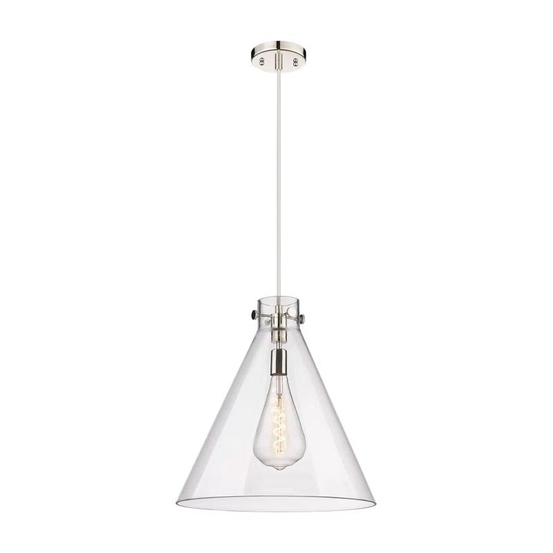 Innovations Lighting Newton Cone 1 Light 14" Cord Hung Pendant | Wayfair
