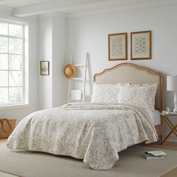 Laura Ashley Amberley Reversible Cotton Quilt Set