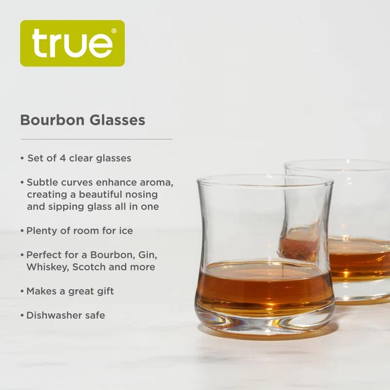 True Bourbon 10 oz Tasting Glasses (Set of 4)