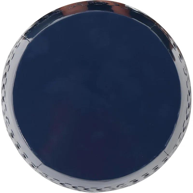 Dakota Fields 12-Inch Iron Side Table, Dark Blue