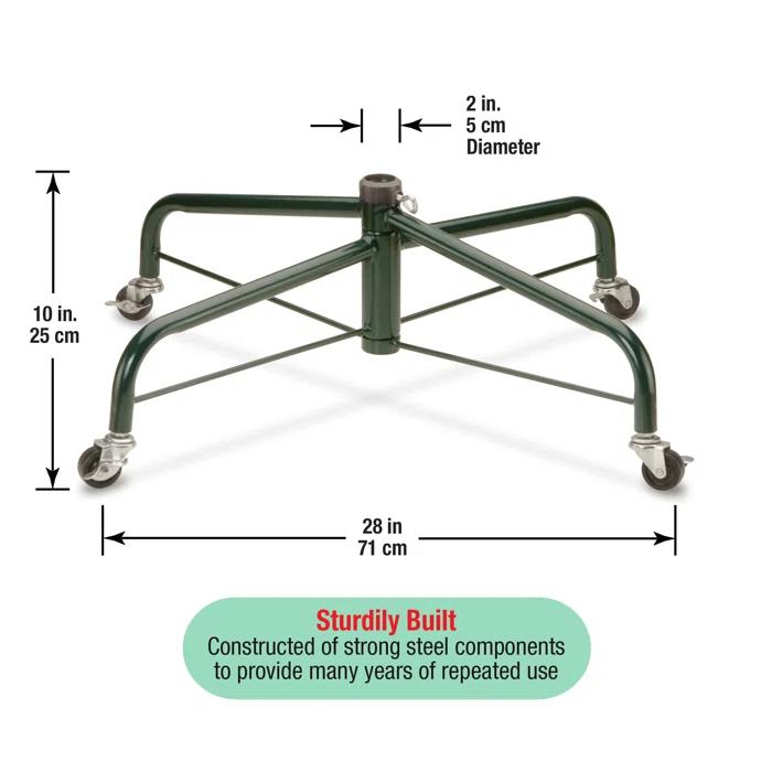 National Tree Company National Tree Company Rolling Tree Stand
