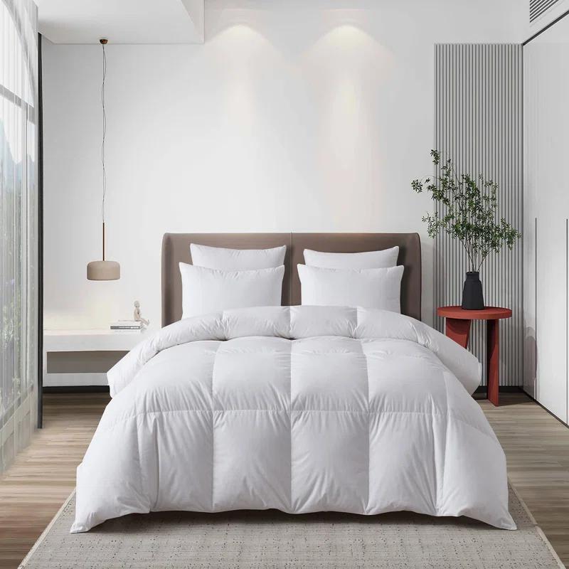 Martha Stewart Martha Stewart Tencel/Cotton Blend Hungarian Goose Down Comforter - All Season