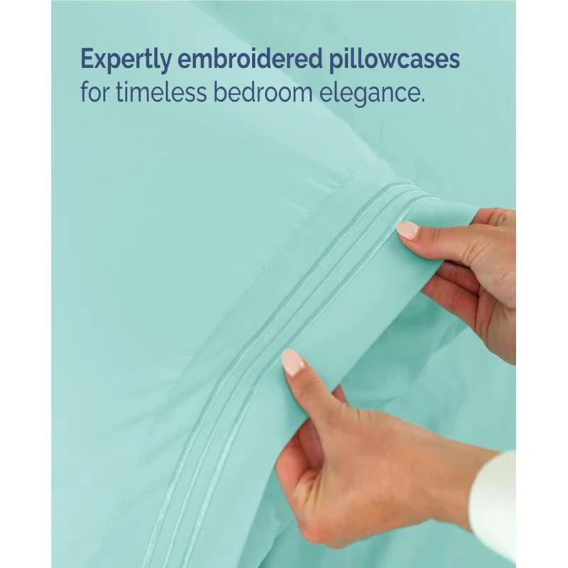 CGK Linens 4 Piece Sheet Set Premium Cooling, Soft & Wrinkle Free Sheet Set