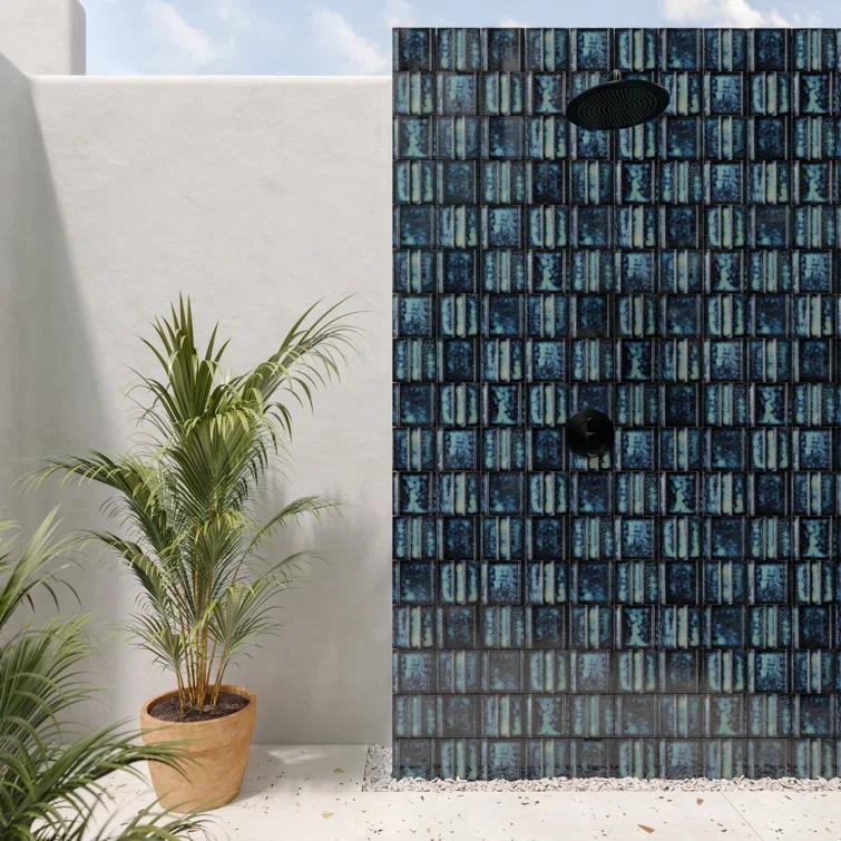 Ivy Hill Tile Metaru 5.82 In. X 5.82 In. 3D Metallic Look Matte Porcelain Wall Tile (7.82 Sq. Ft. / Case)