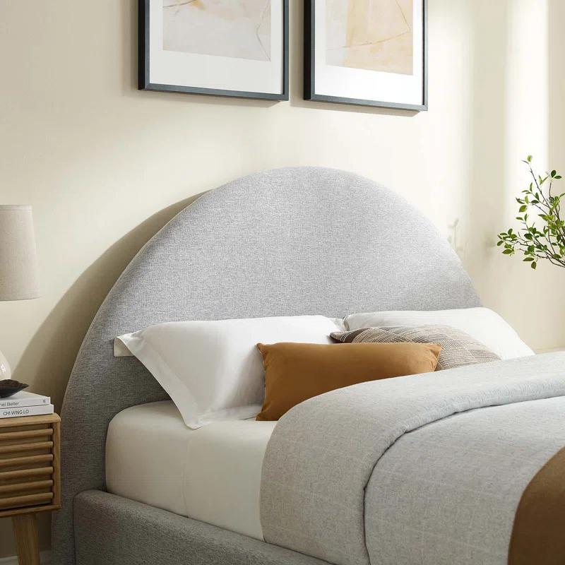 Modway Resort Performance Velvet Arched Round Platform Bed