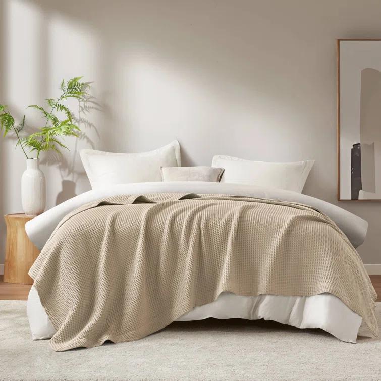 Waffle Weave Cotton Blanket