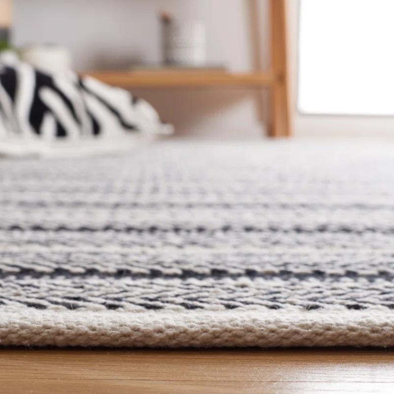 Annia Flat Weave Cotton Striped Rug