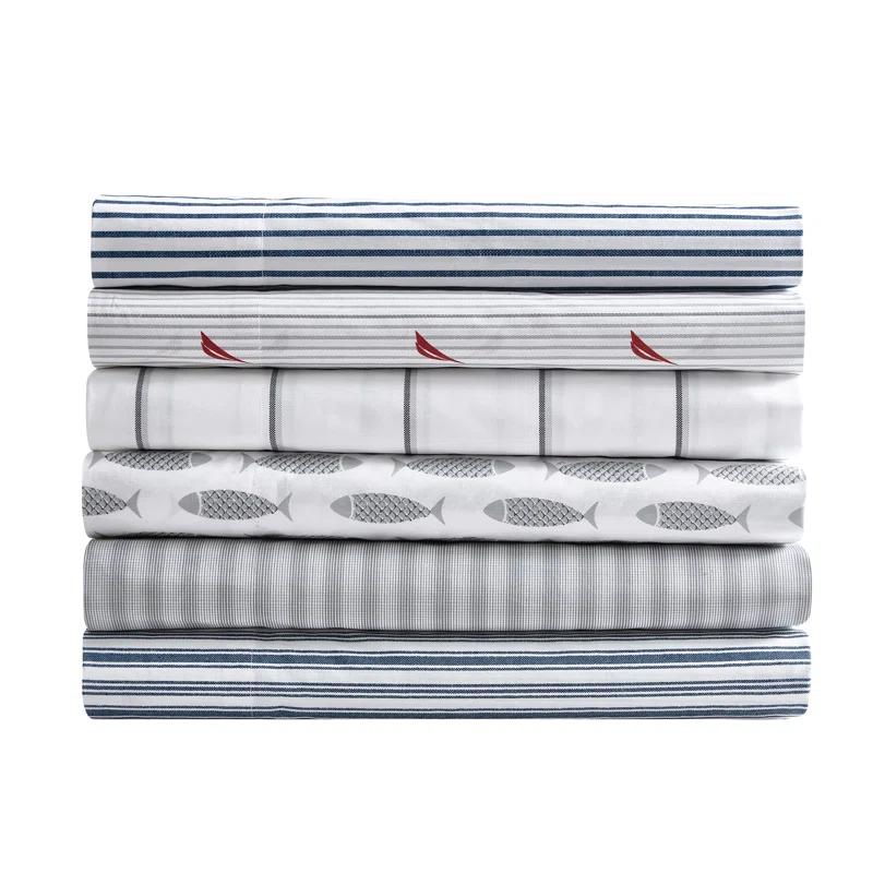 Nautica Nautica Printed Cotton Percale Sheet Sets