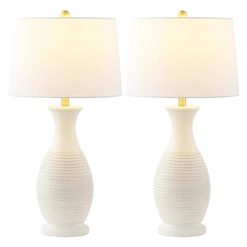 Ophelia & Co. Plath Resin Table Lamp (Set of 2)