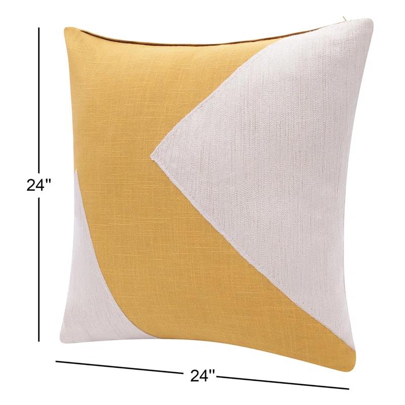 Auburn Geometric Cotton Throw Pillow