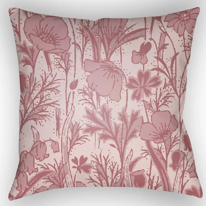 Livabliss Chinoiserie Floral Floral Indoor/Outdoor Throw Pillow