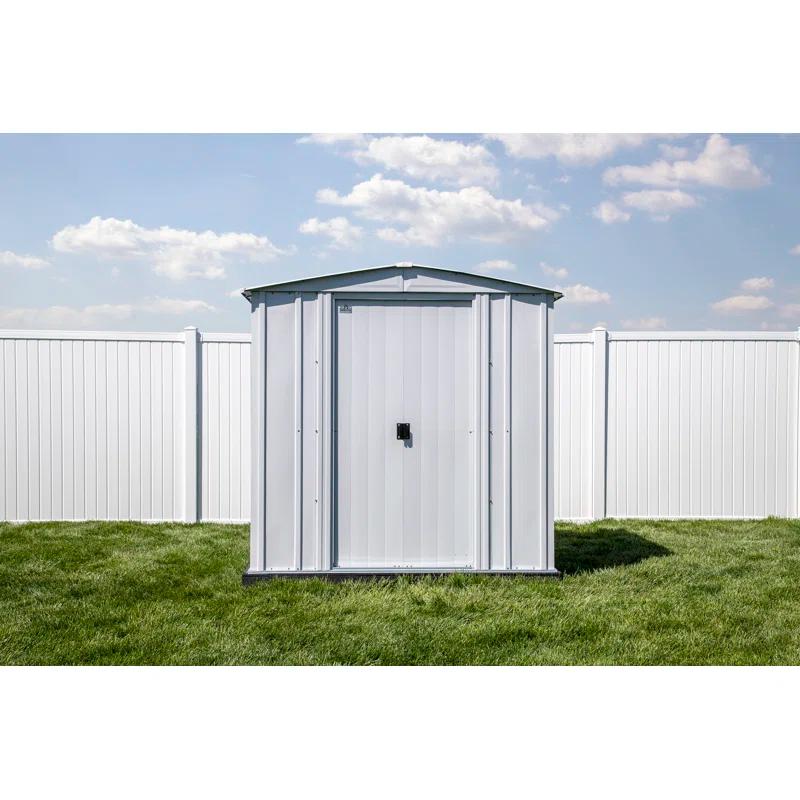 Arrow 6 ft. W x 5 ft. D Galvanized Steel Storage Shed