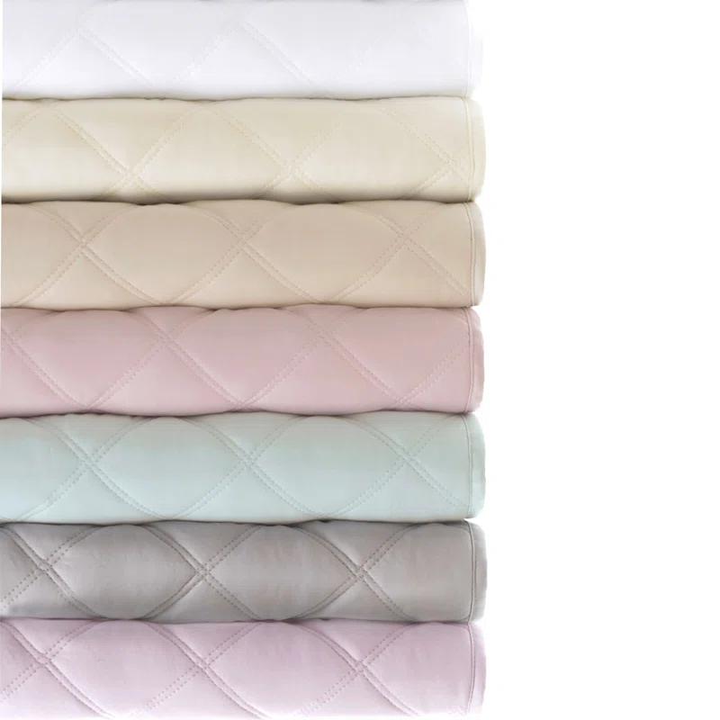 Pine Cone Hill Quilted Silken Solid Coverlet