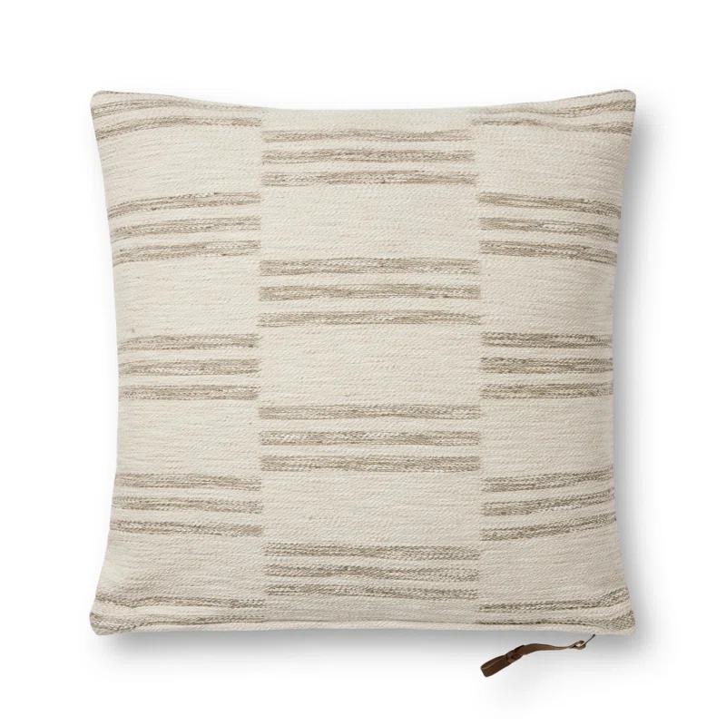 Amber Lewis x Loloi Jay Ivory / Sand Pillow