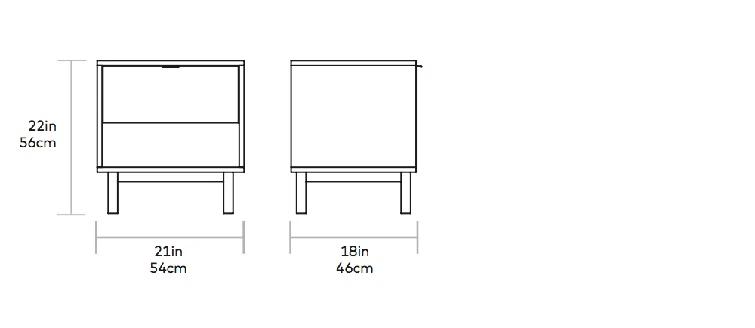 Belmont End Table With Storage