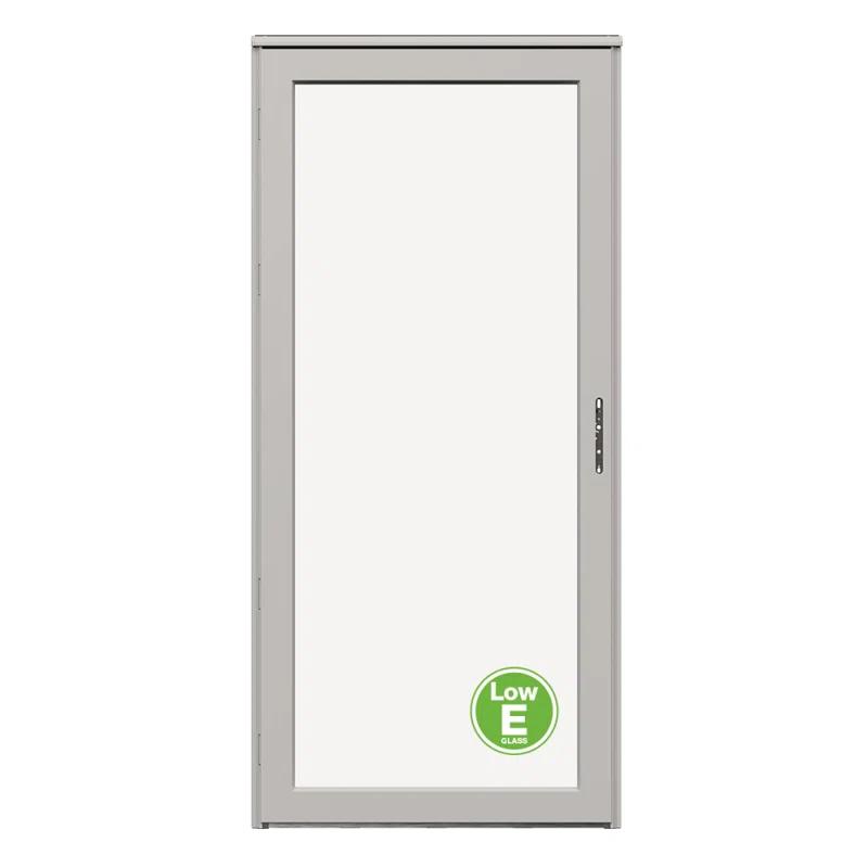 LARSON Platinum Interchangeable Full Glass Storm Door with Low-E (handle sold separately)