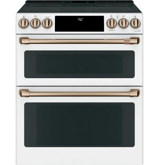 Café Café 30" 6.7 cu. ft. Smart Slide-in Electric Range with Convection and Radiant Cooktop CES750P4MW2