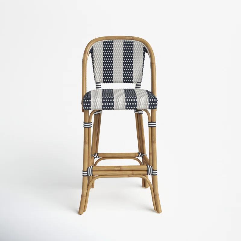 Birch Lane™ Euporie Woven Bar Stool