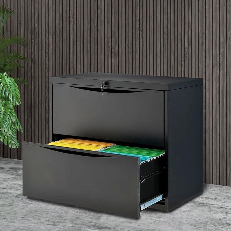 Interion 30'' Wide 2 -Drawer File Cabinet