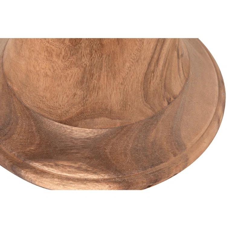 Noir Buddha Solid Wood Counter Stool