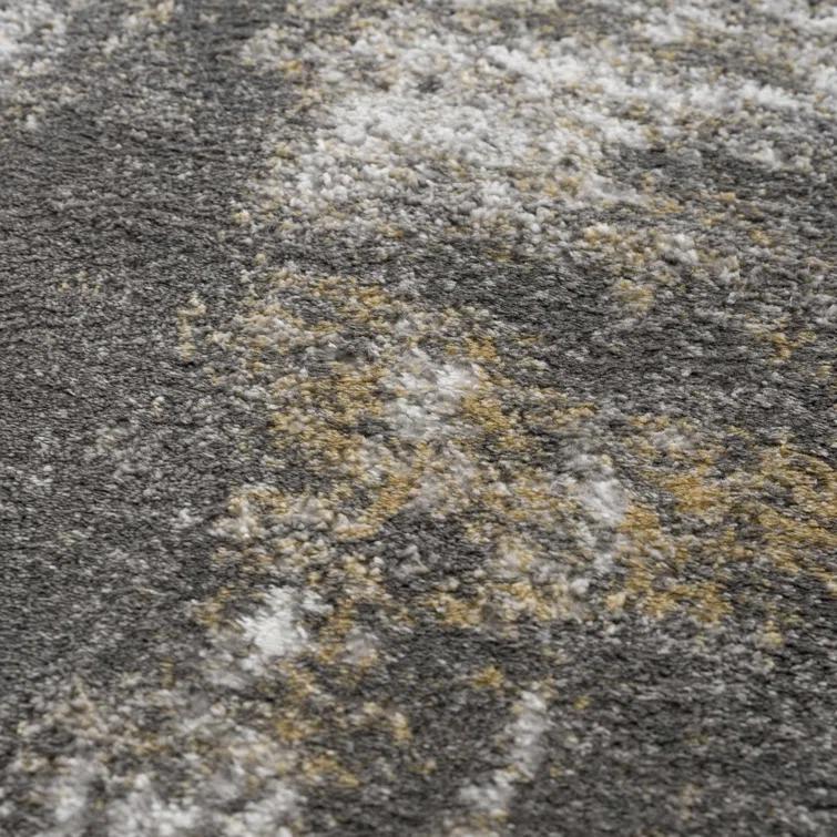 17 Stories Liveree Abstract Design Modern Gray/Beige Area Rug