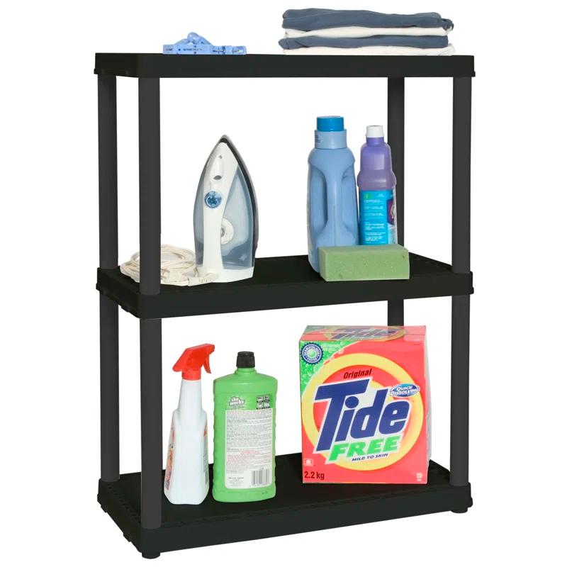 Gracious Living Storage 24'' W Plastic Shelving Unit