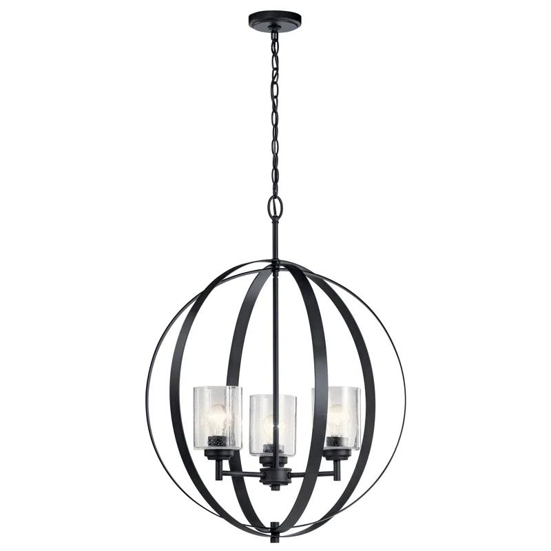 Kichler Lighting Winslow 3 - Light Dimmable Geometric Chandelier