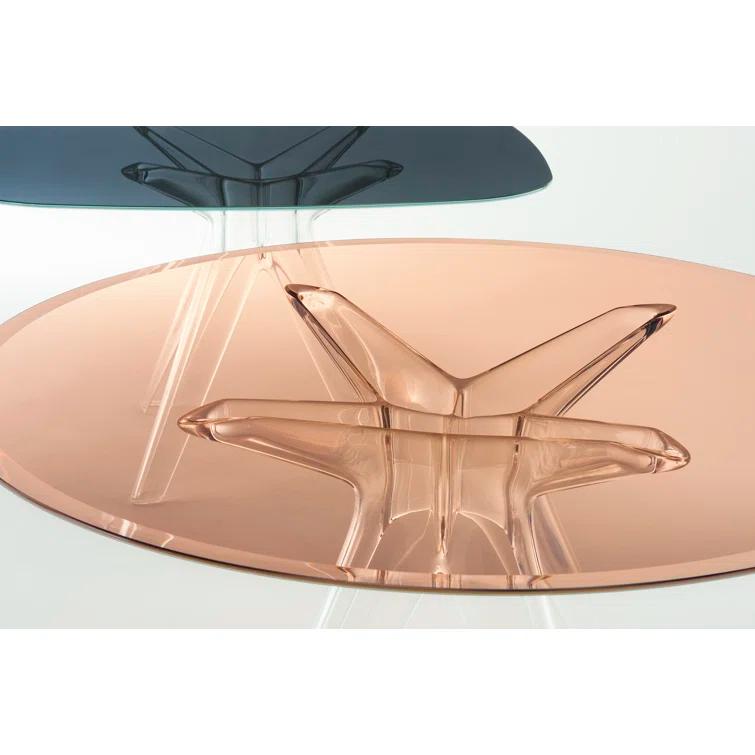 Kartell Sir Gio Glass Top Dining Table