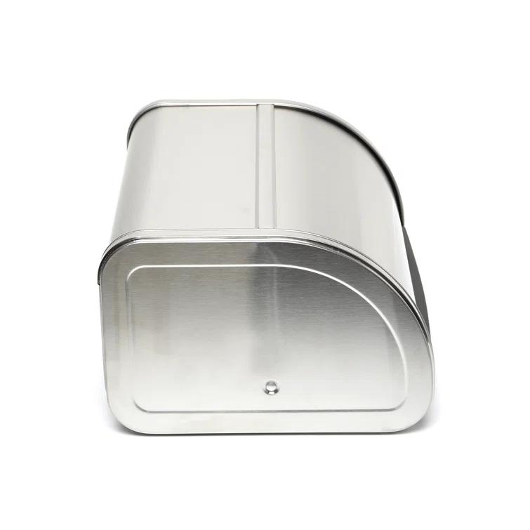 Brabantia Roll Top Bread Box, Medium, Matte Steel