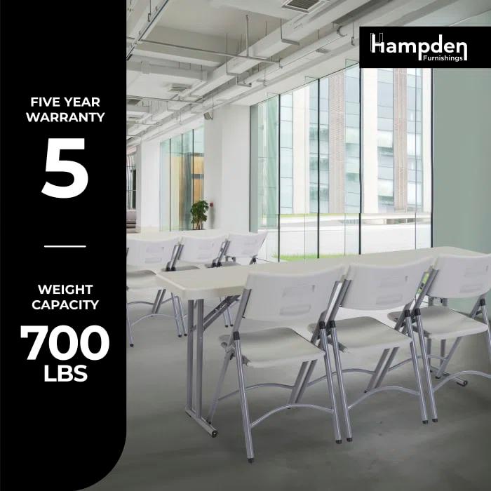 Hampden Furnishings Baldwin Seminar Portable Folding Table