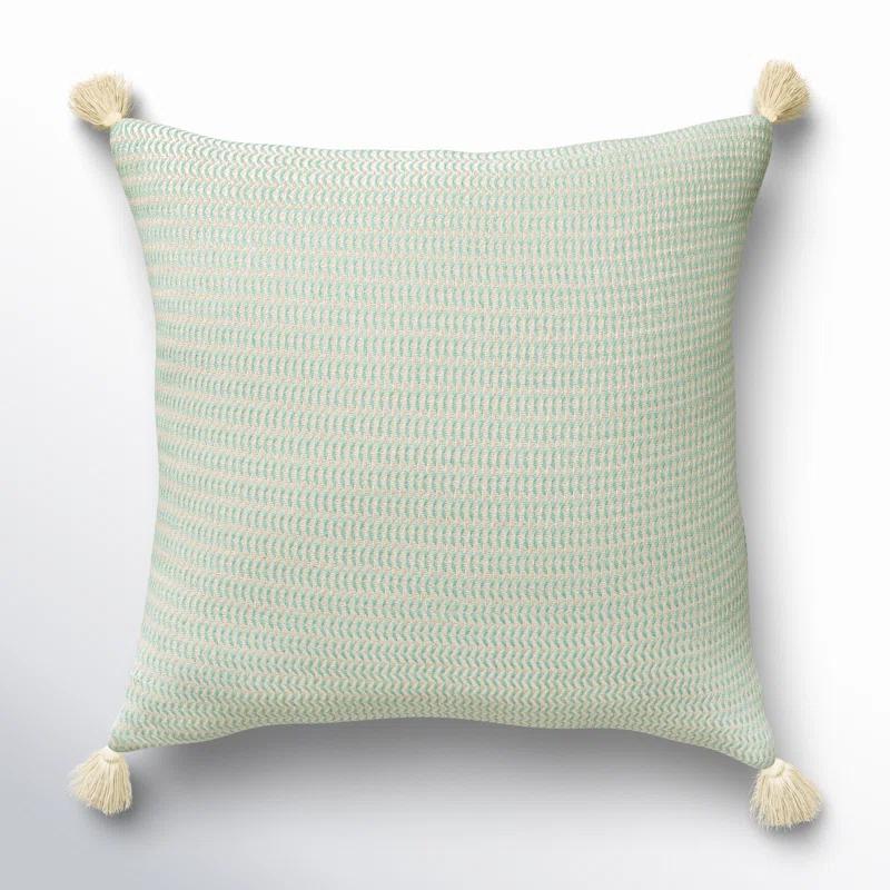 Birch Lane™ Effa Brenly Turkish Cotton Striped Square Throw Pillow