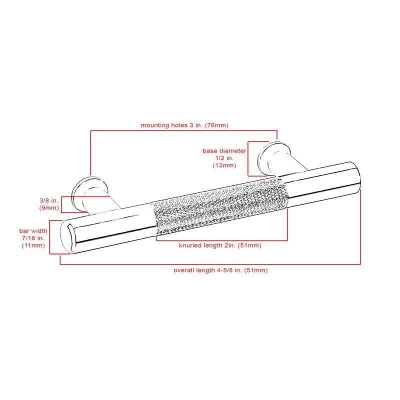 CKP Linear 3" Center to Center Bar Pull
