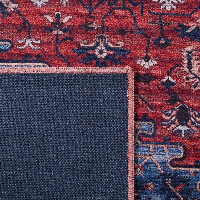 Mistana™ Chenier Oriental Red/Navy Area Rug