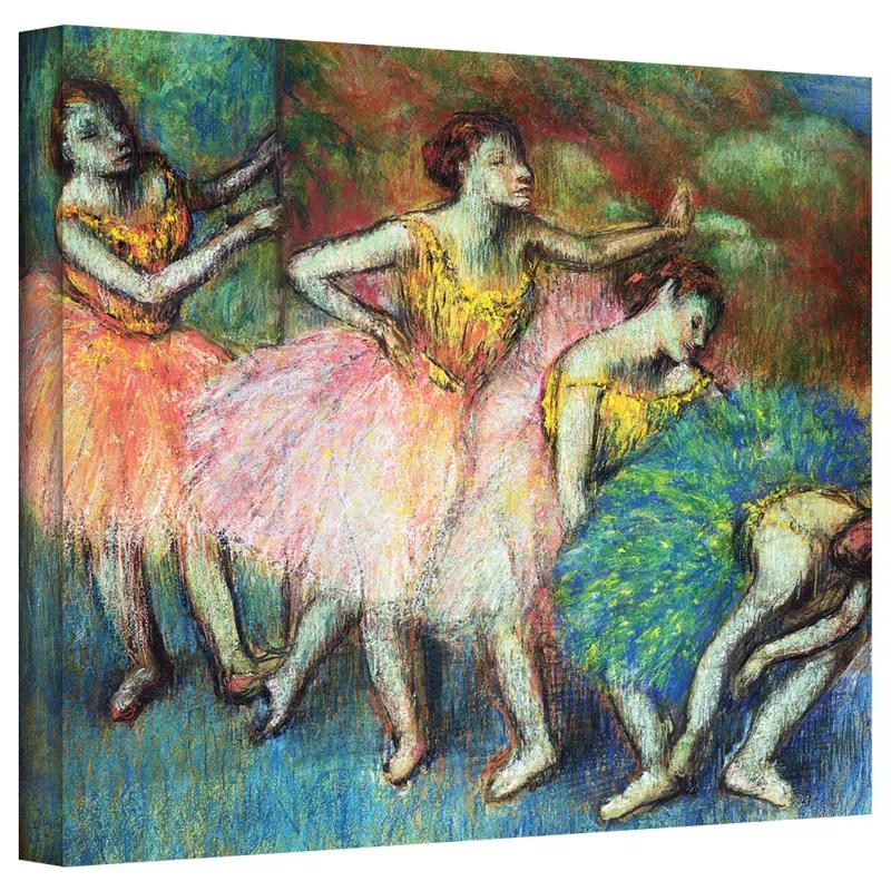 Vault W Artwork " Four Dancers " by Edgar Degas