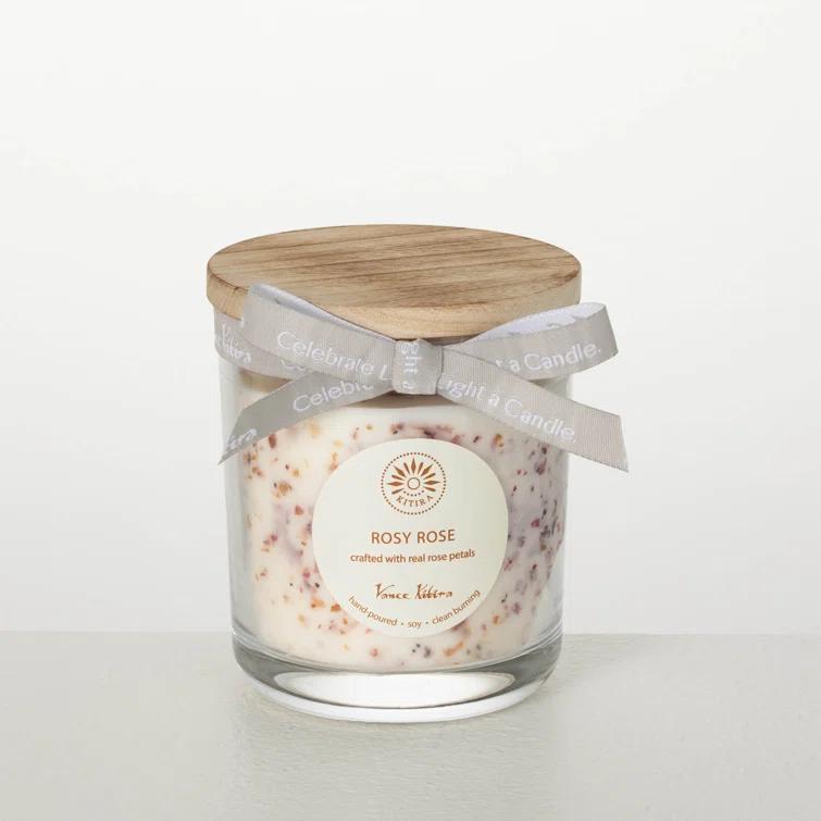 Clover Lane Velvet Rose Scented Jar Candle