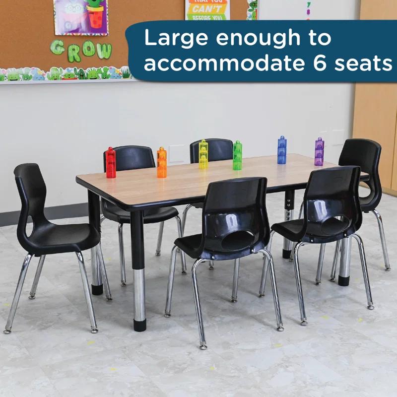 Children's Factory AS WE GROW Rectangular Adjustable Table