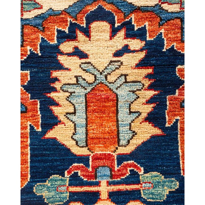 Solo Rugs One-of-a-Kind 12' 2" X 15' 4" New Age Wool Area Rug in Light Blue