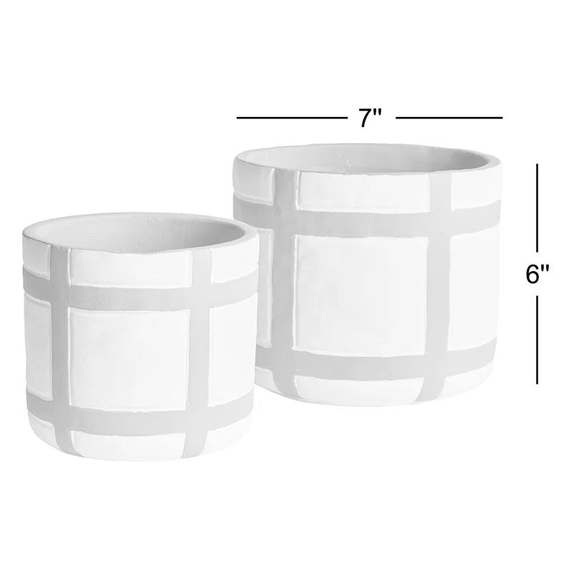 Plum & Post Phoenix Flowerpot Planters Set of 2