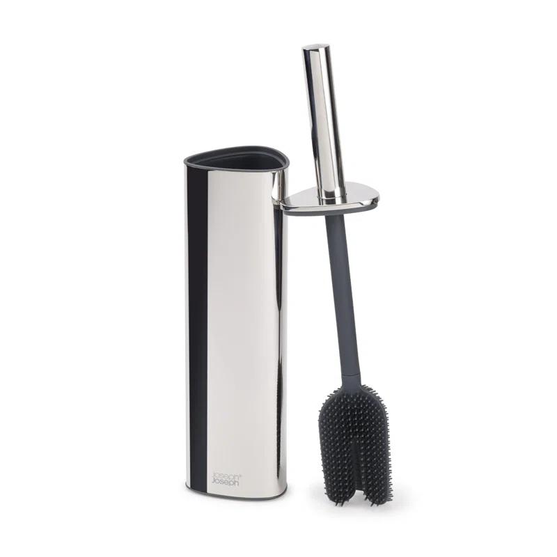 Joseph Joseph Flex 360 Luxe Stainless Steel Toilet Brush