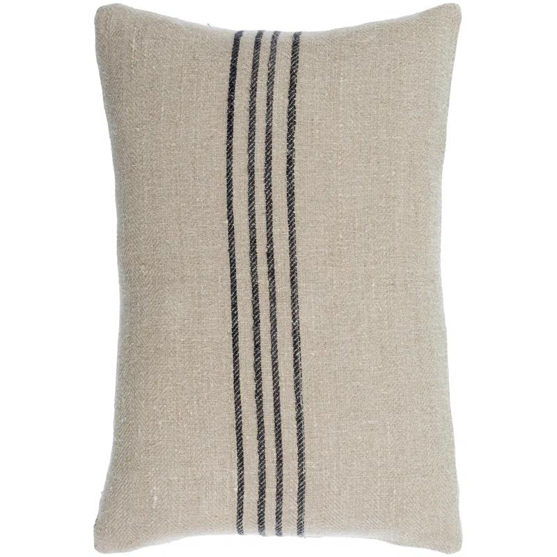 Becki Owens x Livabliss Becki Owens x Livabliss Brett Striped Linen Reversible Throw Pillow